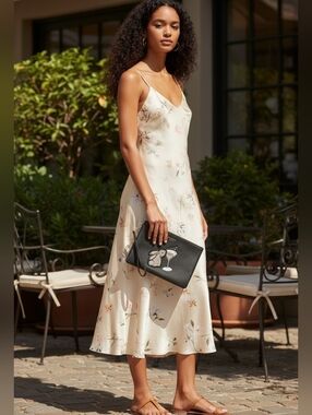 New Kate Spade black Bunbun Bunny Pouch Wristlet